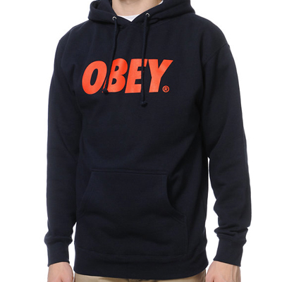 Obey Font Navy Red Pullover Hoodie-2.jpg